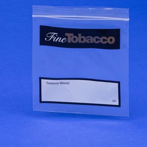 fine tobacco zip lock cigar bags